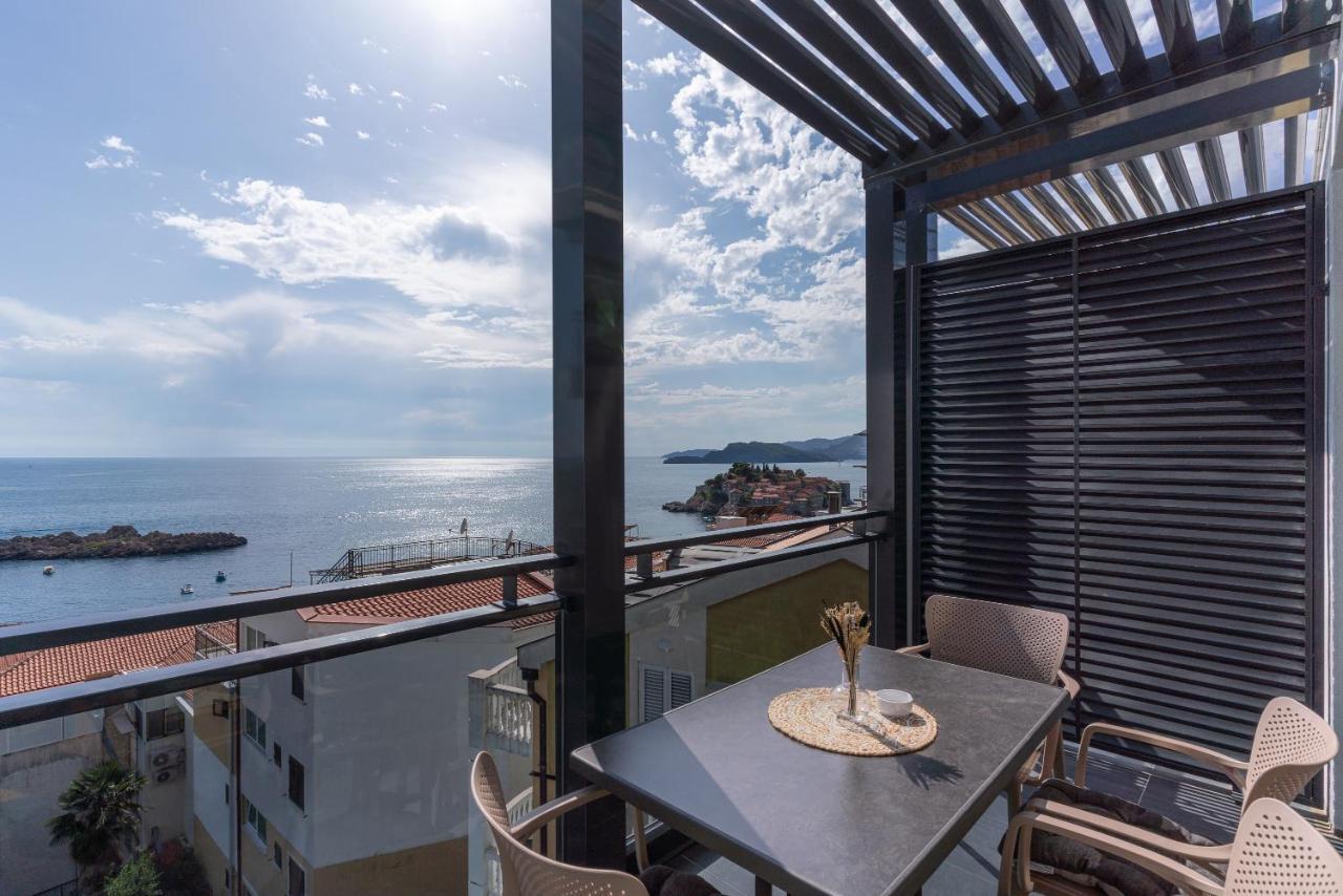 Vista Seaview Lägenhet Sveti Stefan Exteriör bild